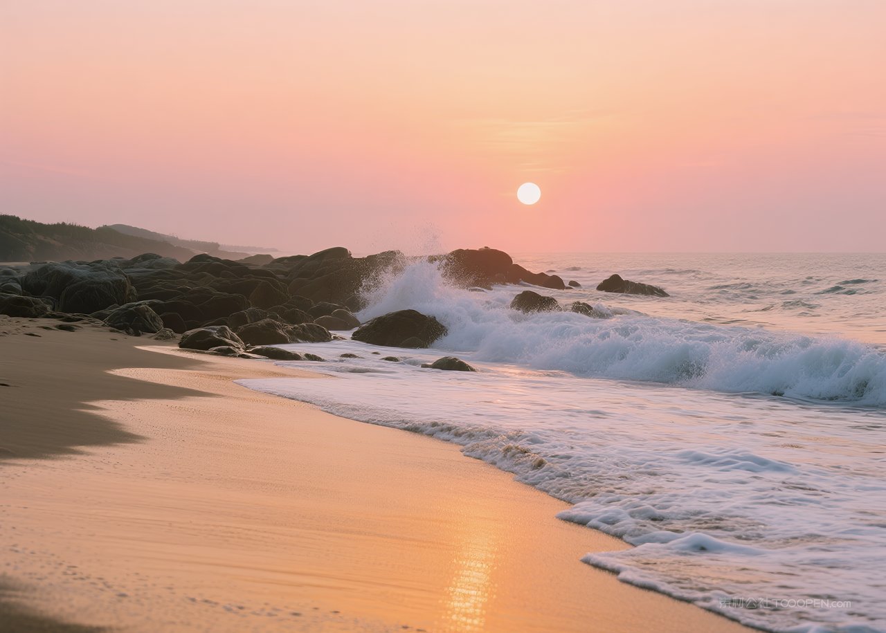 海岛海景大海海边唯美海滩自然风景