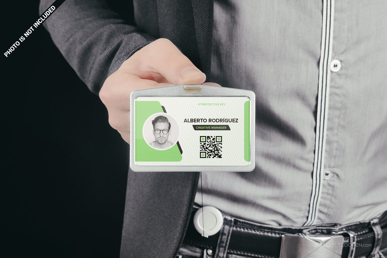 工作证卡套场景样机