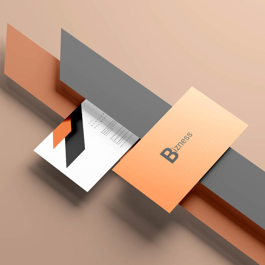 商务名片卡片样机