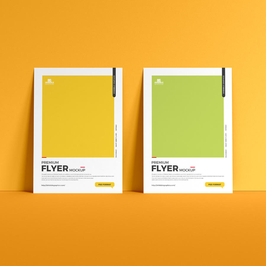 站立A4传单样机