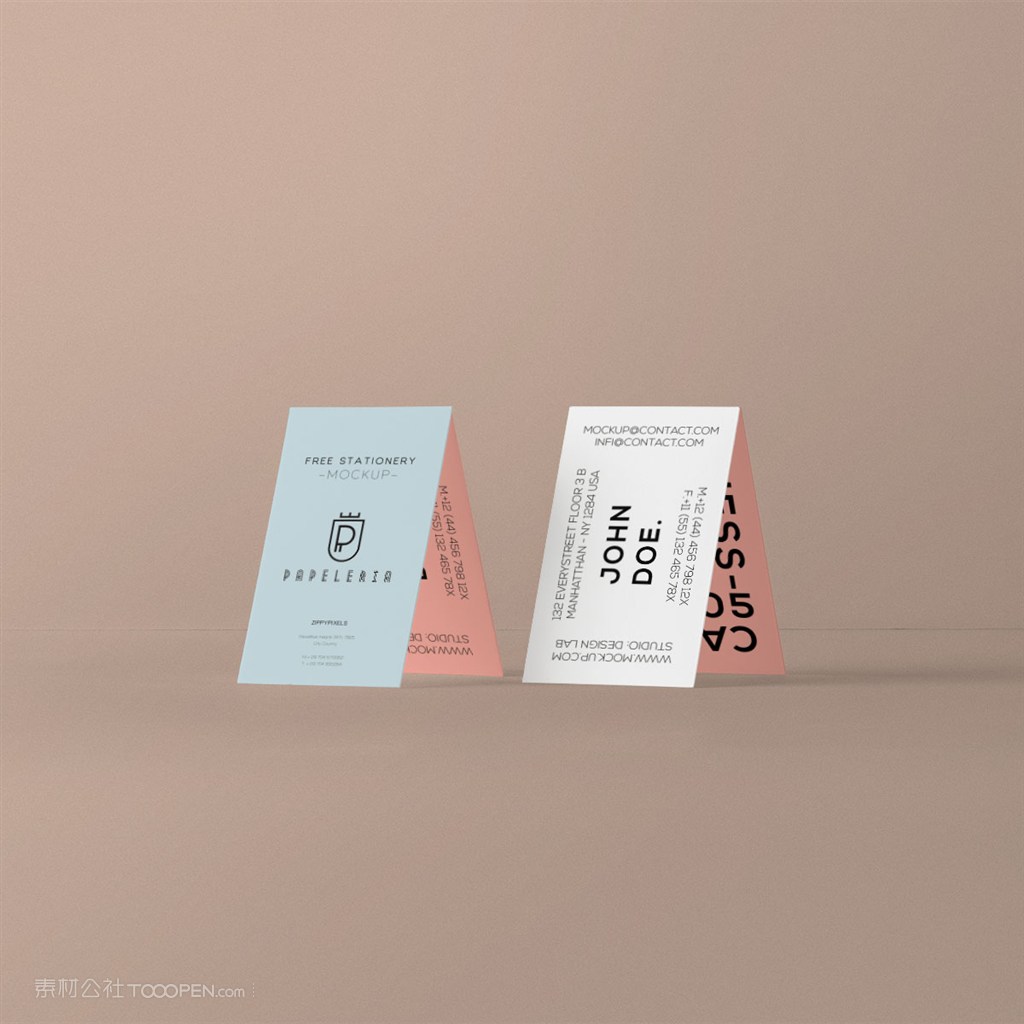 国外酒店卡片样机