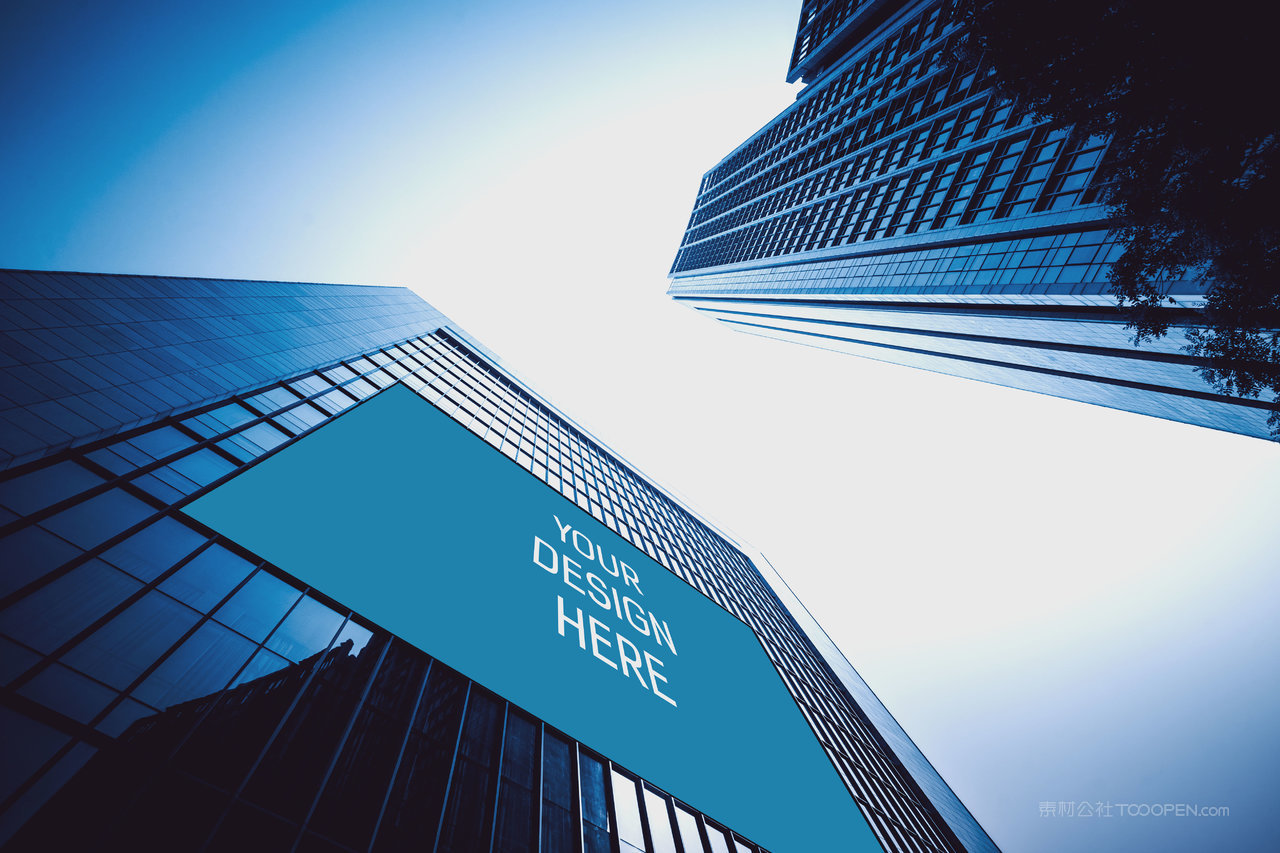 大型户外广告牌高层楼体广告样机 (7)