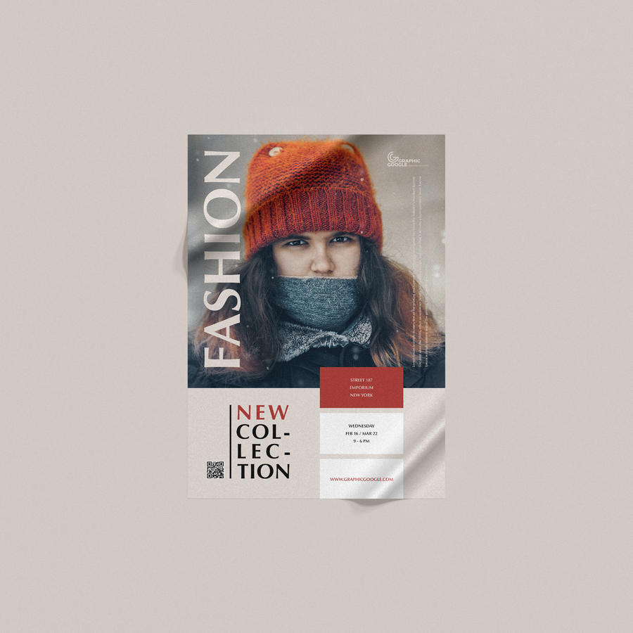 A4传单样机模型