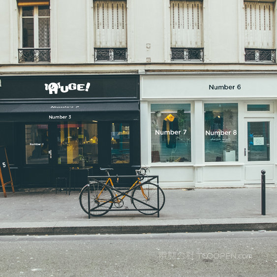 街头店铺样机门头贴图样机