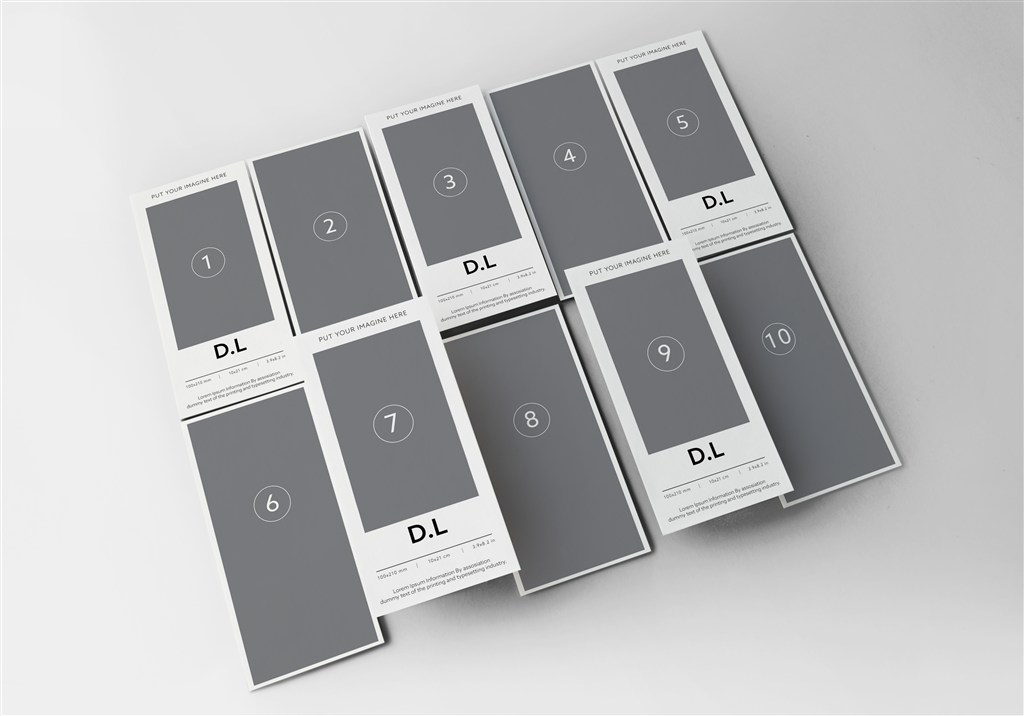 宣传单DM单页样机智能模板