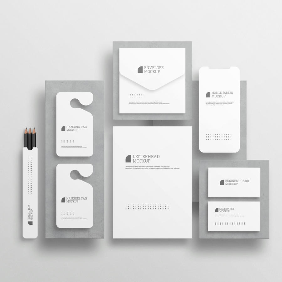 白色简约风VI样机