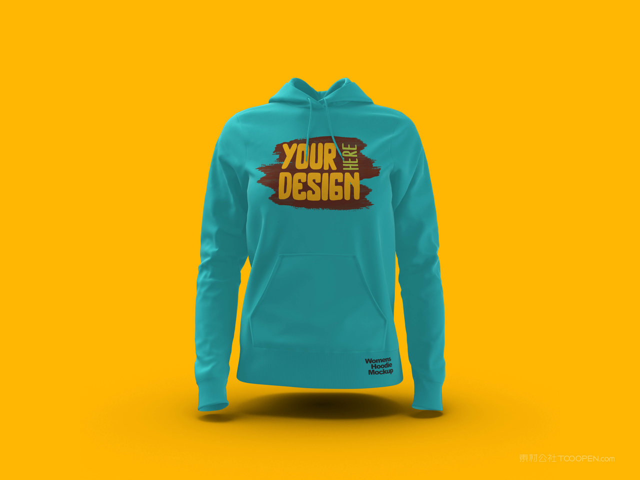 女士连帽衫样机