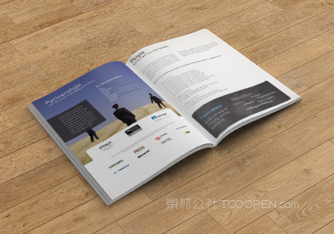 open-magz胶装杂志宣传册样机 (1)