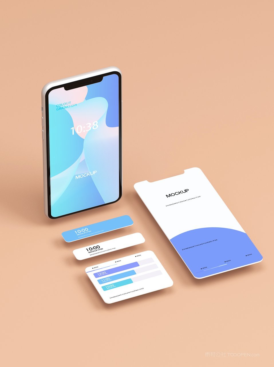 科技蓝手机屏app界面ui样机 (6)