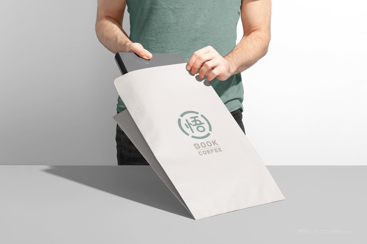 快递袋文艺品牌文创产品场景样机