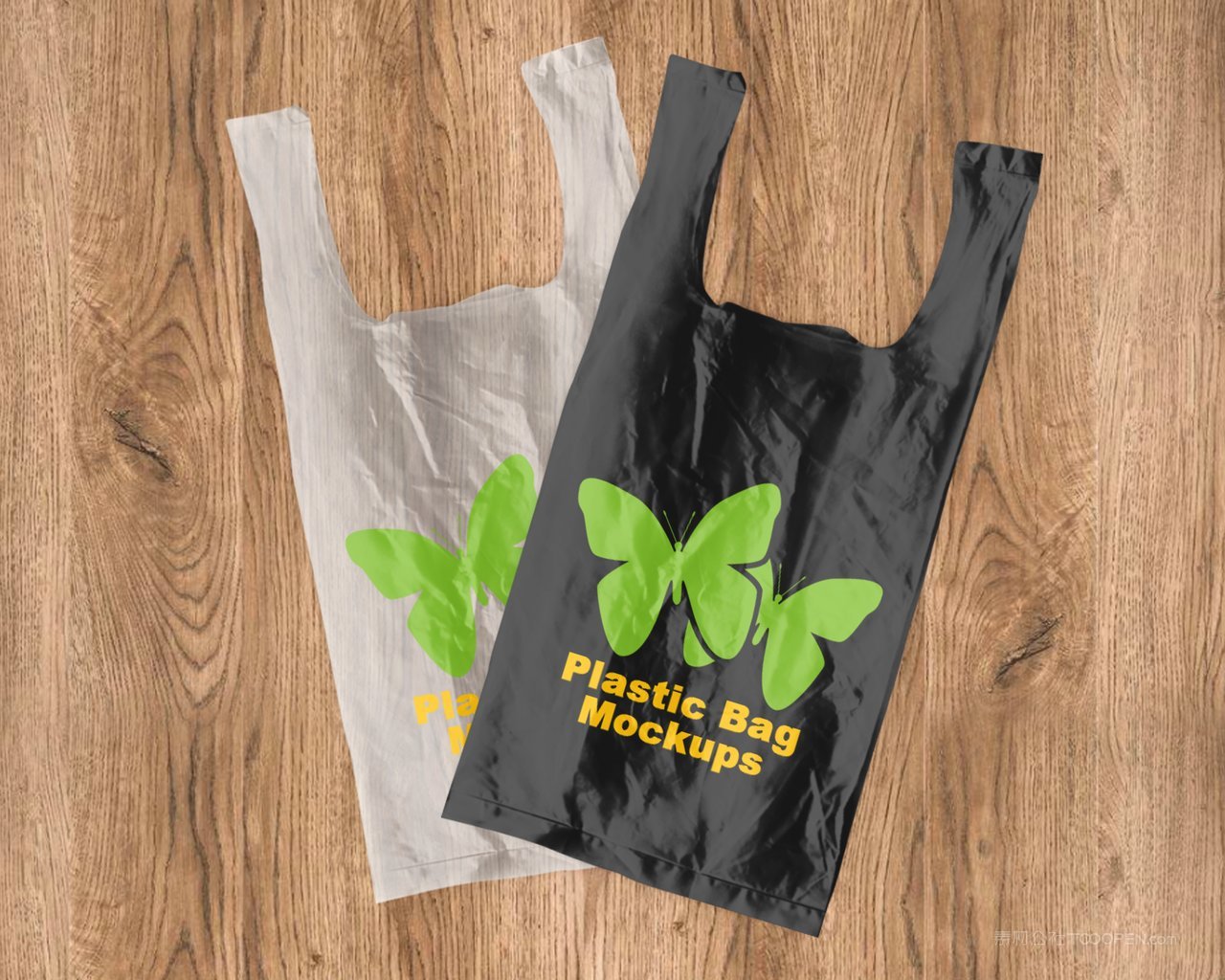 购物袋塑料袋样机 (2)