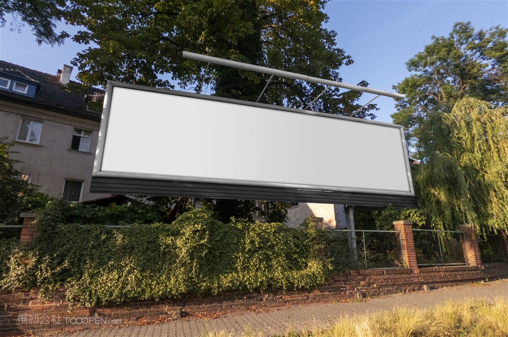 户外广告展示样机贴图