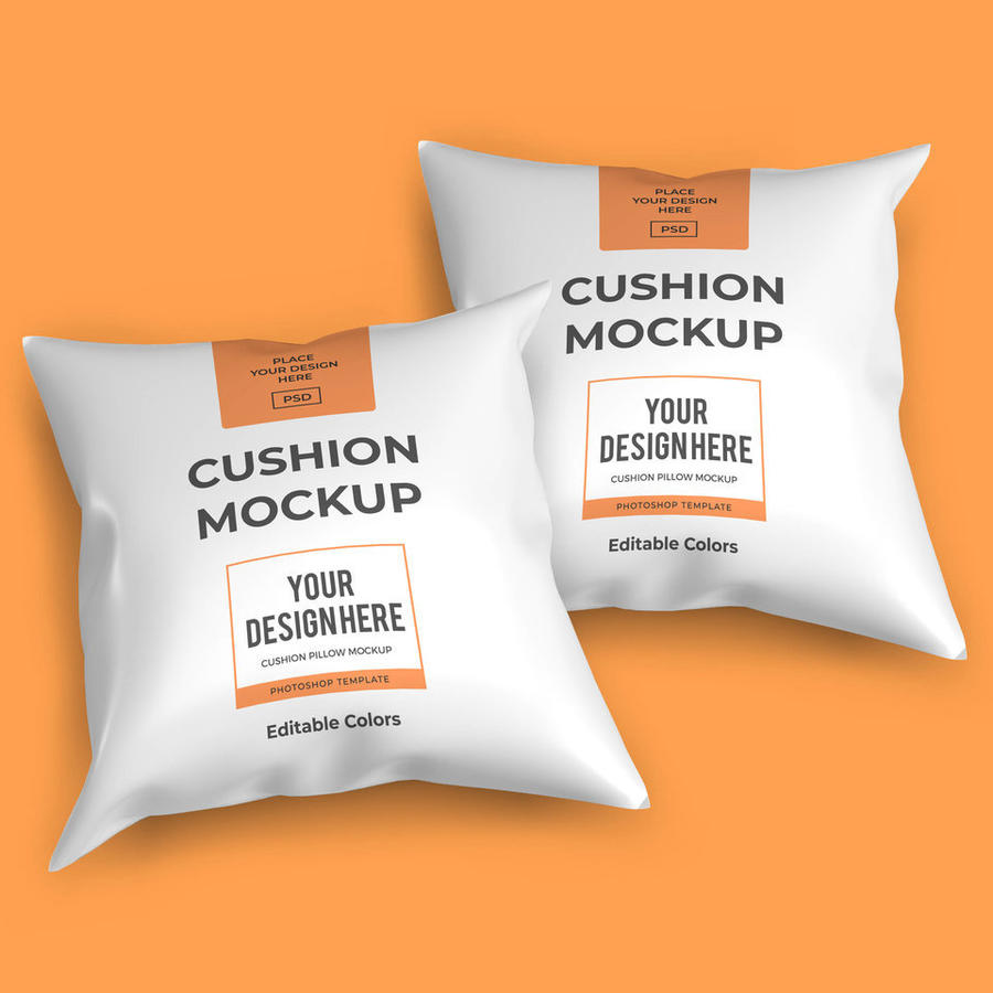 枕头图案设计样机