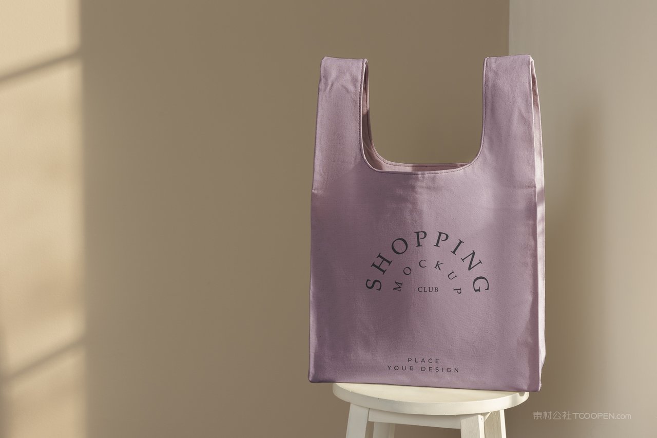 手提袋环保购物袋实景场景样机 (14)