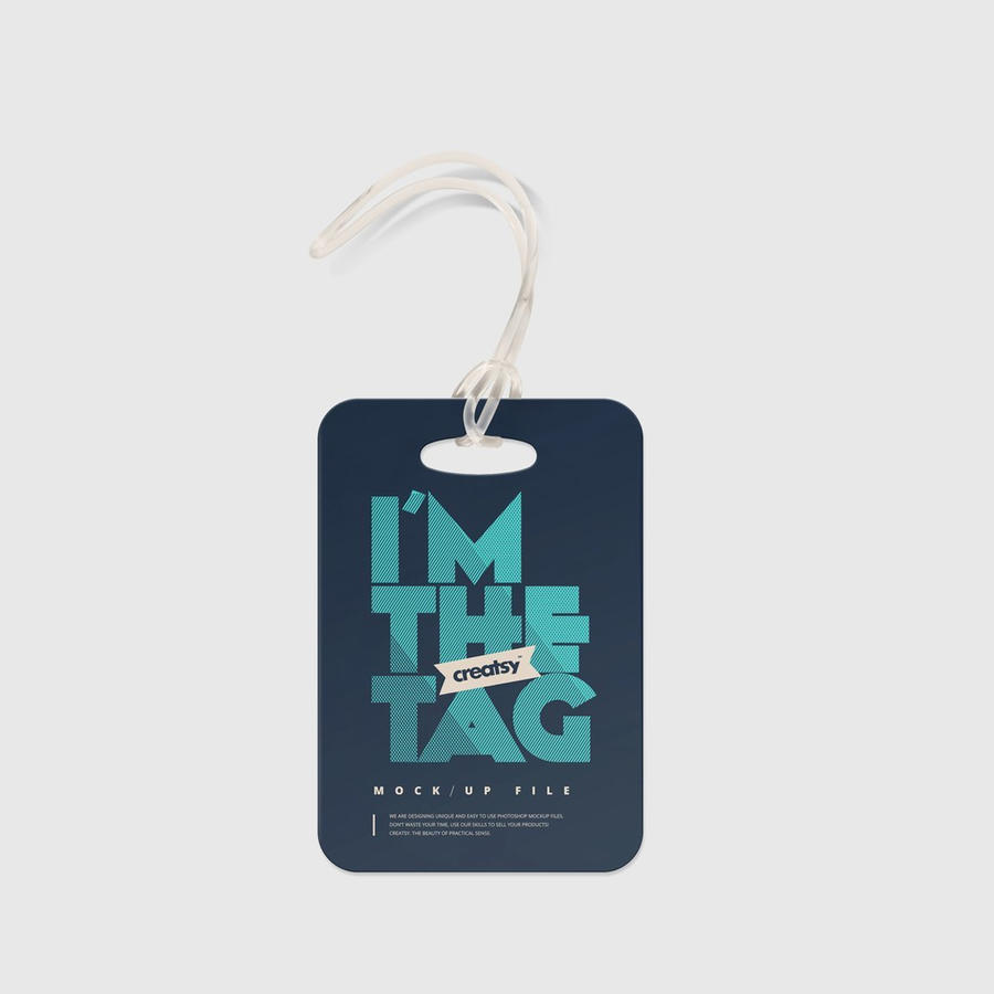 牛仔裤吊牌样机