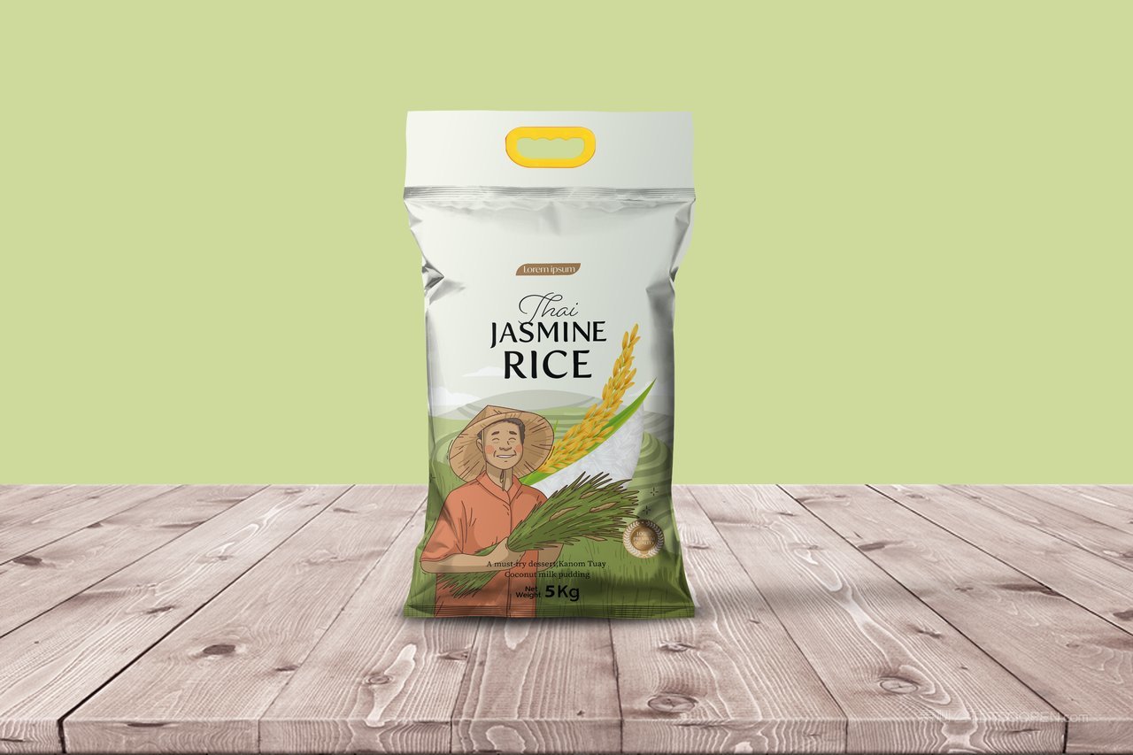 【1941期】大米包装袋样机 (1)