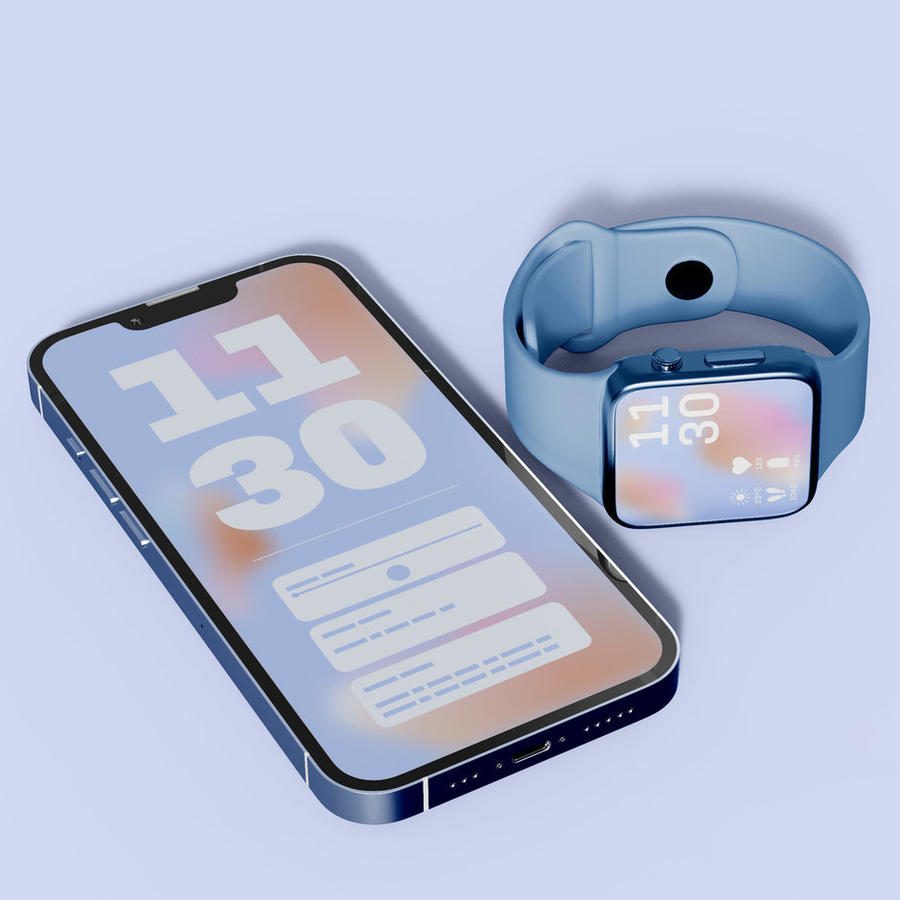 iphone智能手表样机