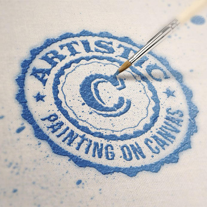 油墨效果展示logo样机