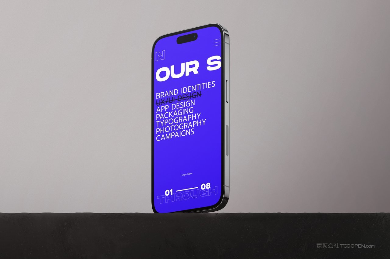 【2058期】多角度苹果14场景界面展示样机 (7)