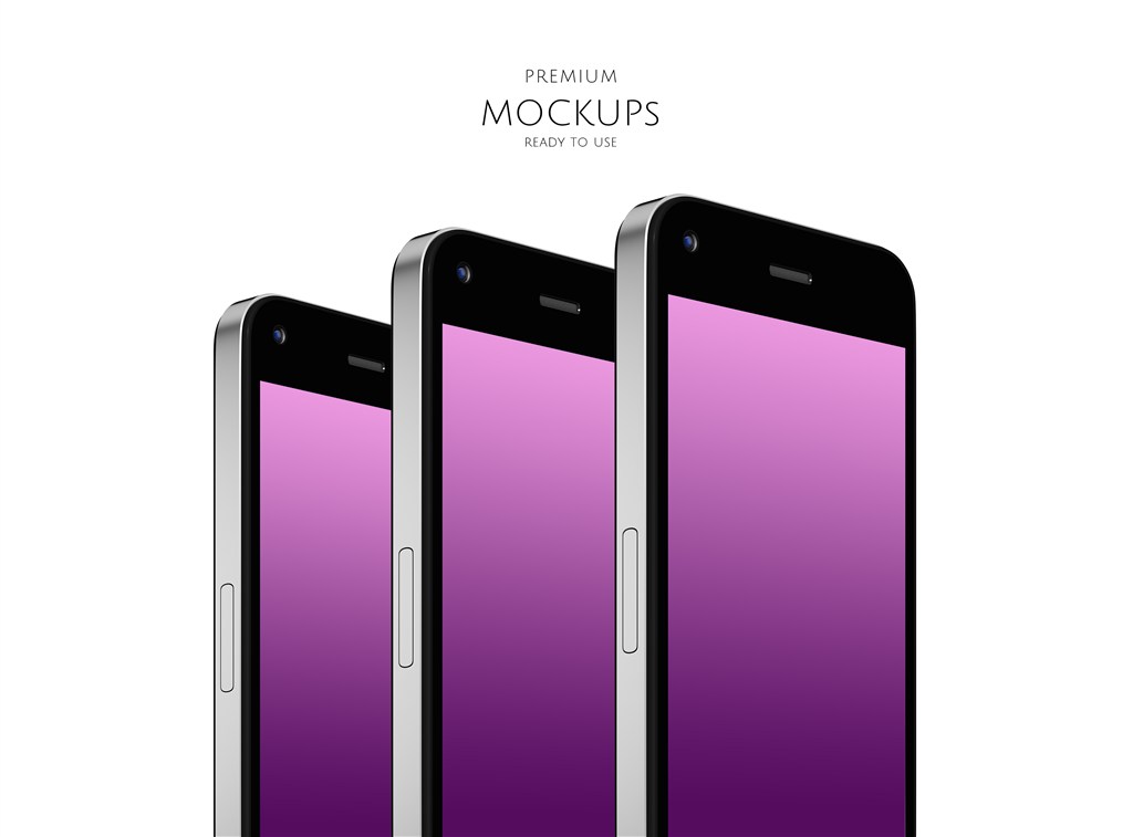 手机智能贴图PSD分层素材苹果样机iPhone X效果图UI设计