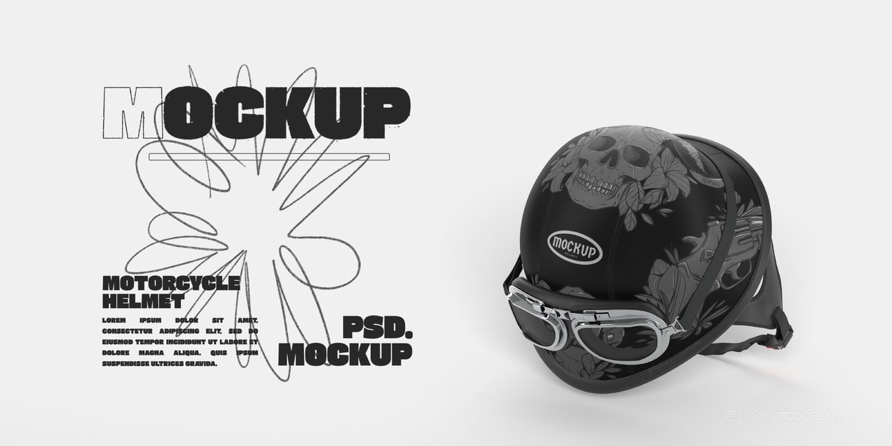 【2039期】安全头盔贴图样机 (10)