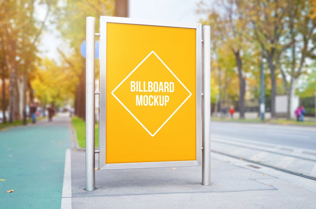 指示板立式车站牌样机 (2)