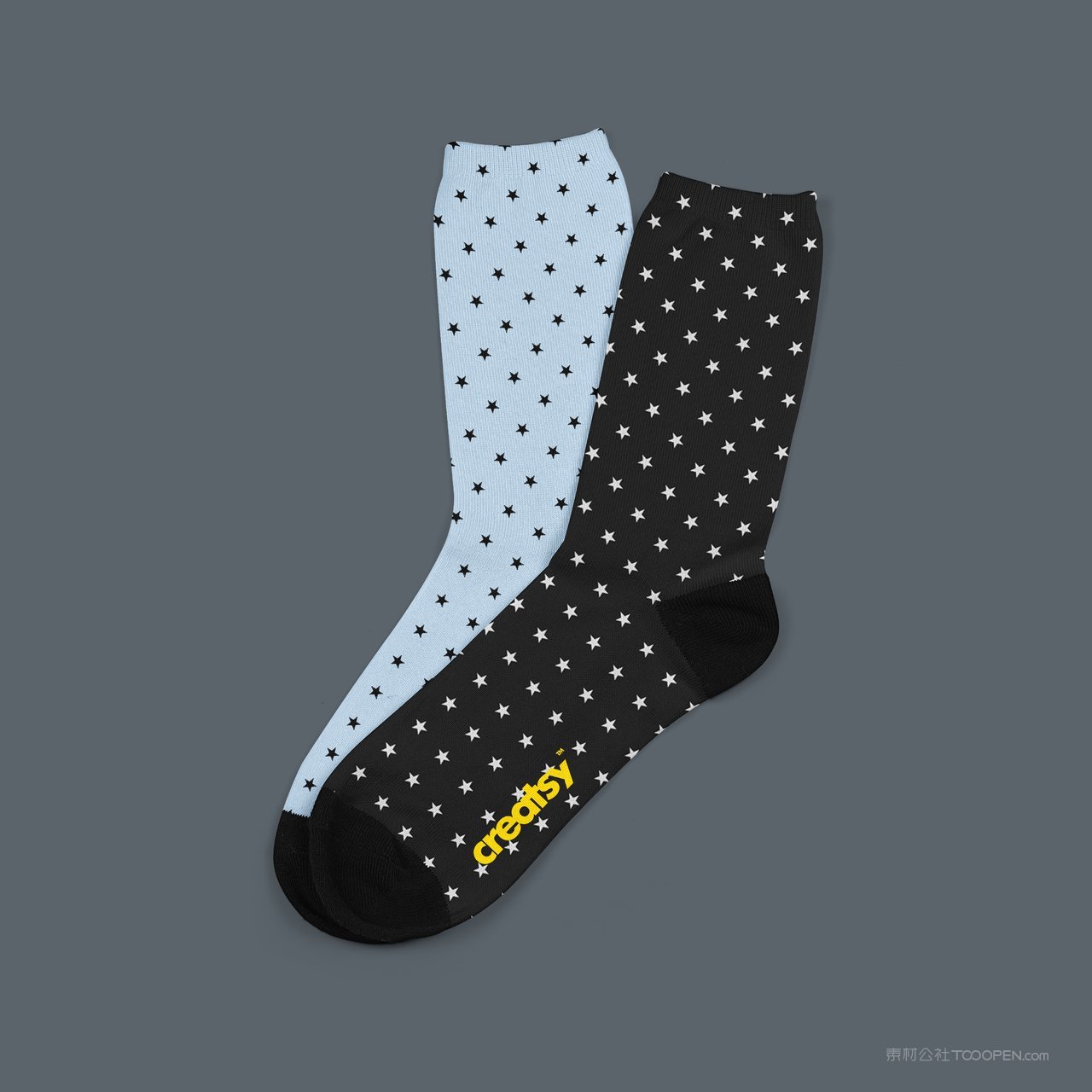 运动长袜子运动袜图案展示样机 (14)