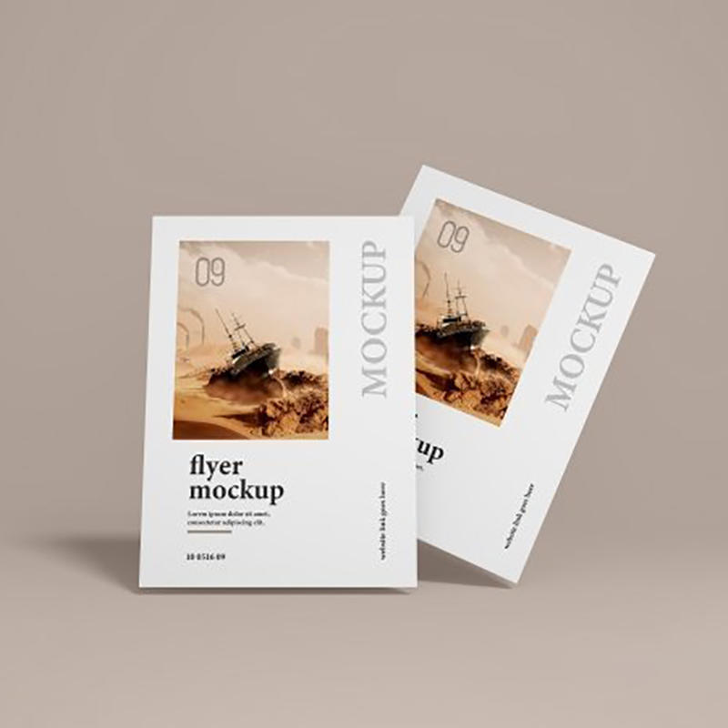 企业宣传单样机