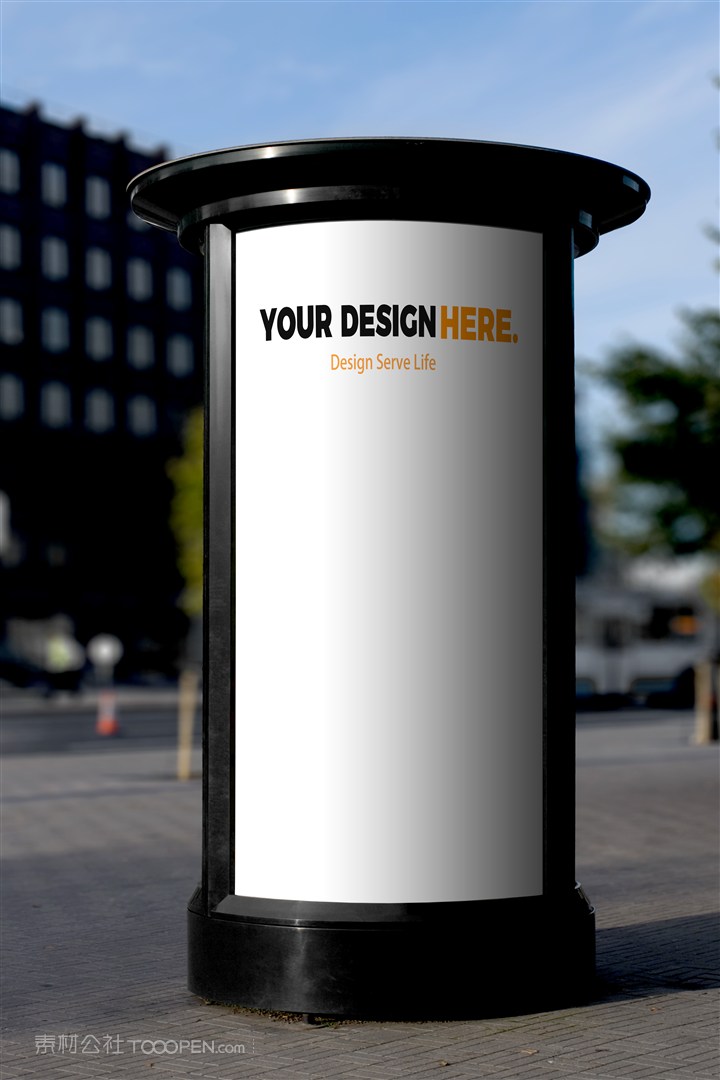 户外大型广告广场广告广告场景广告牌广告位贴图样机设计模板效果VI素材PSD分层