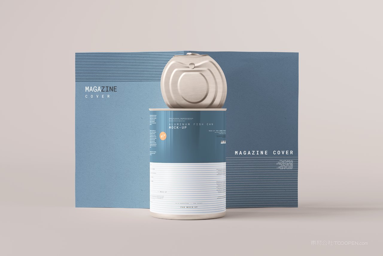 文艺易拉罐食品密封罐包装样机 (12)