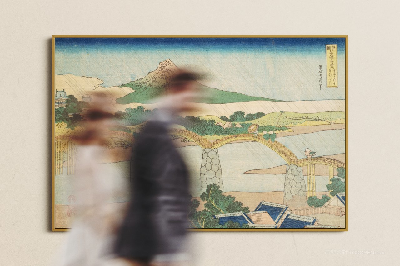 【2048期】简约艺术客厅装饰画样机 (21)