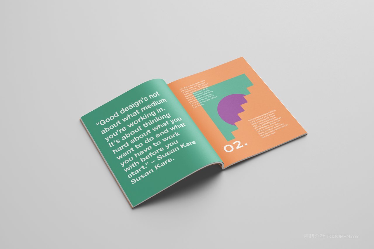 a4画册杂志设计展示样机 (7)