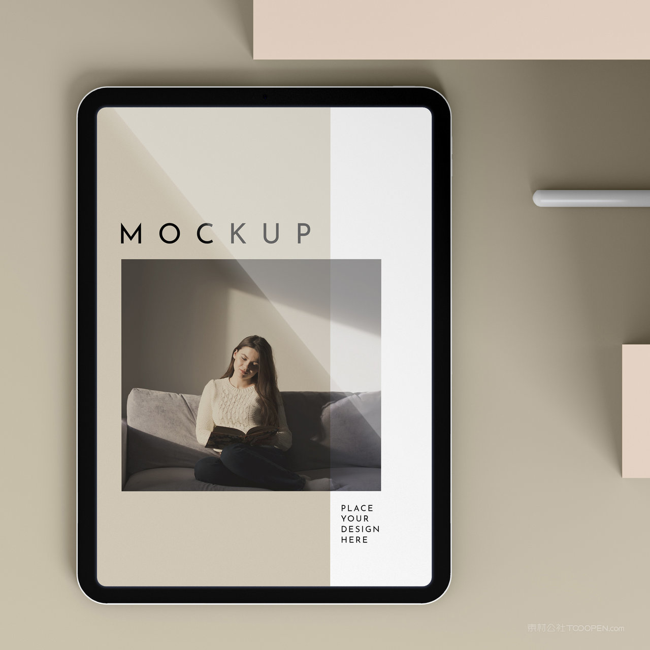 平板电脑ipad展示贴图样机