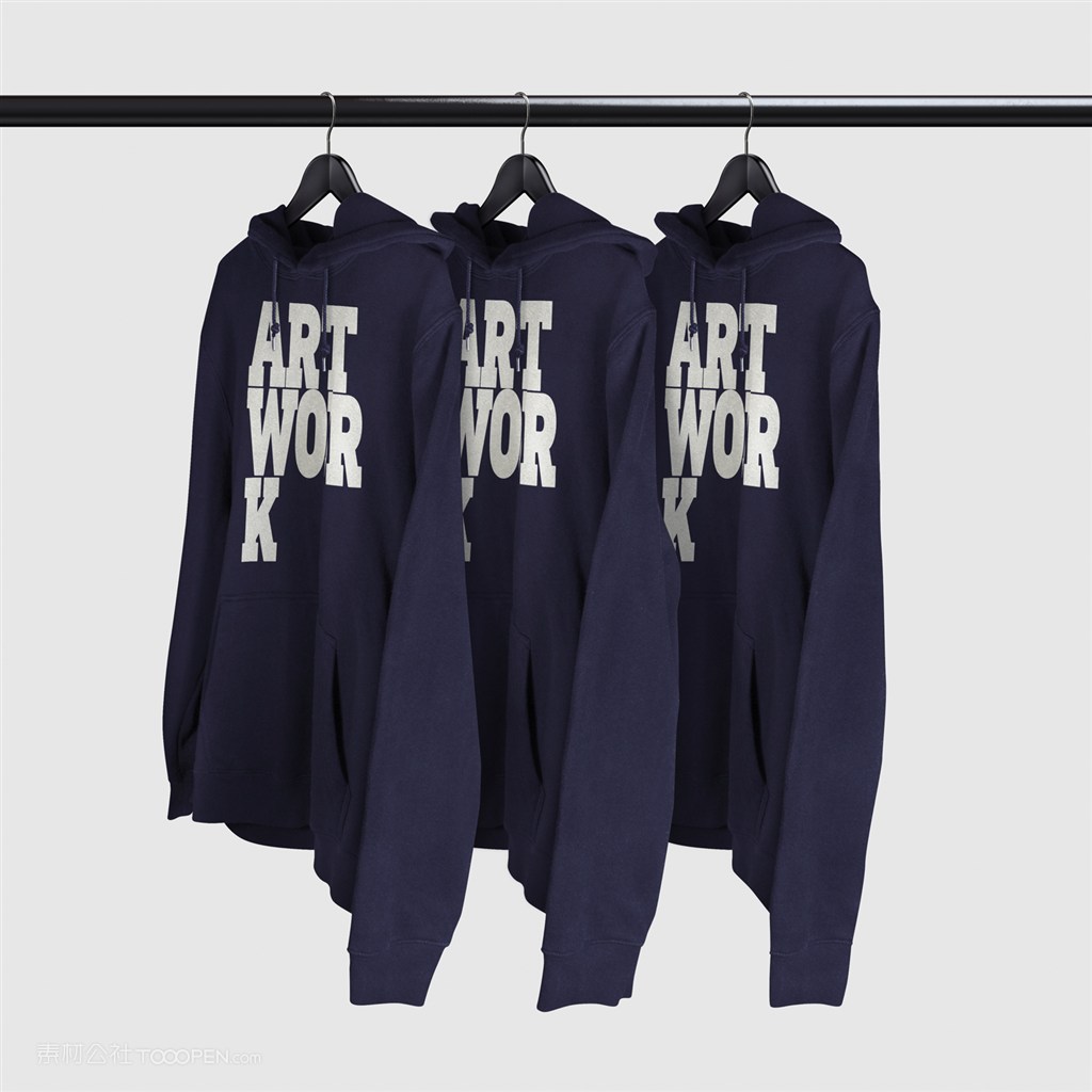 卫衣套头衫服装展示样机