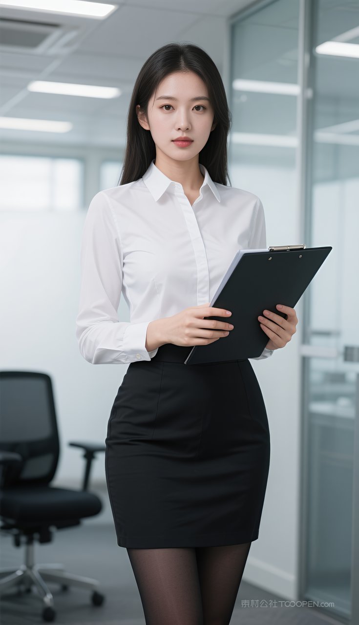 长腿短裙丝袜制服少女美女性感