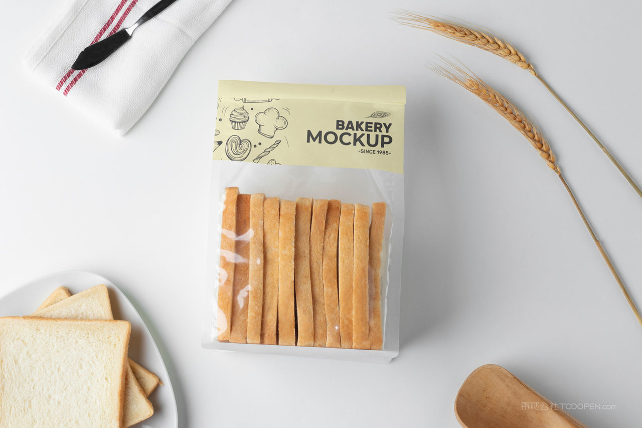 【2119期】糕点切片面包透明包装袋样机 (10)