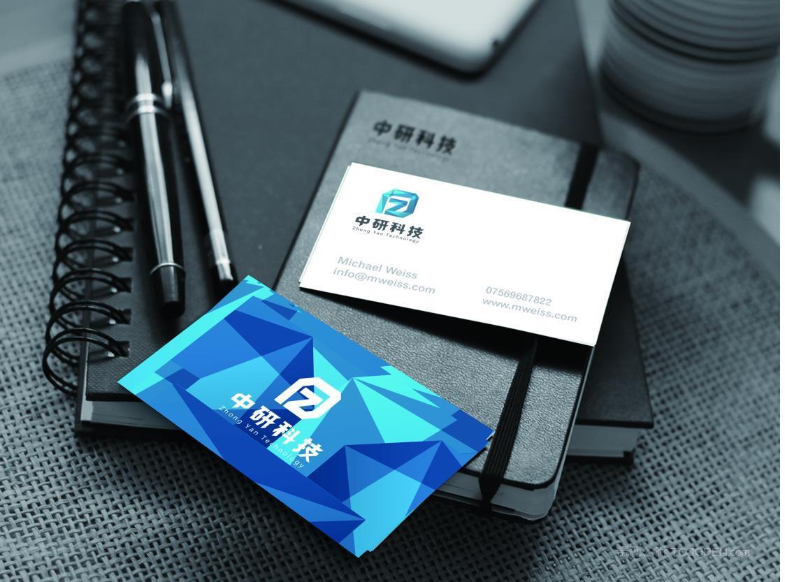 名片贴图角度度展示场景样机 (1)