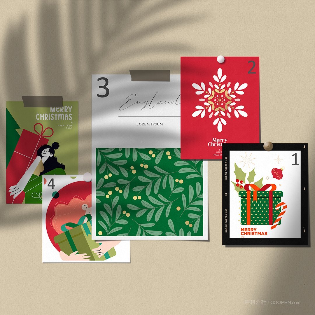 【1978期】相片背景墙样机 (10)