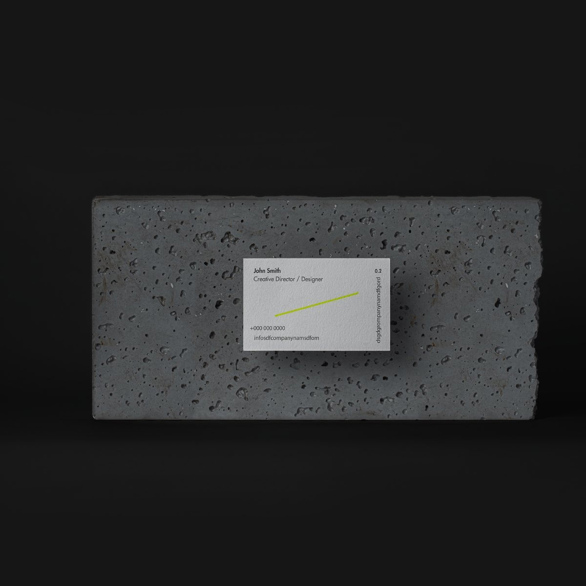 企业公司VIS名片样机效果图卡片设计展示商务办公用品