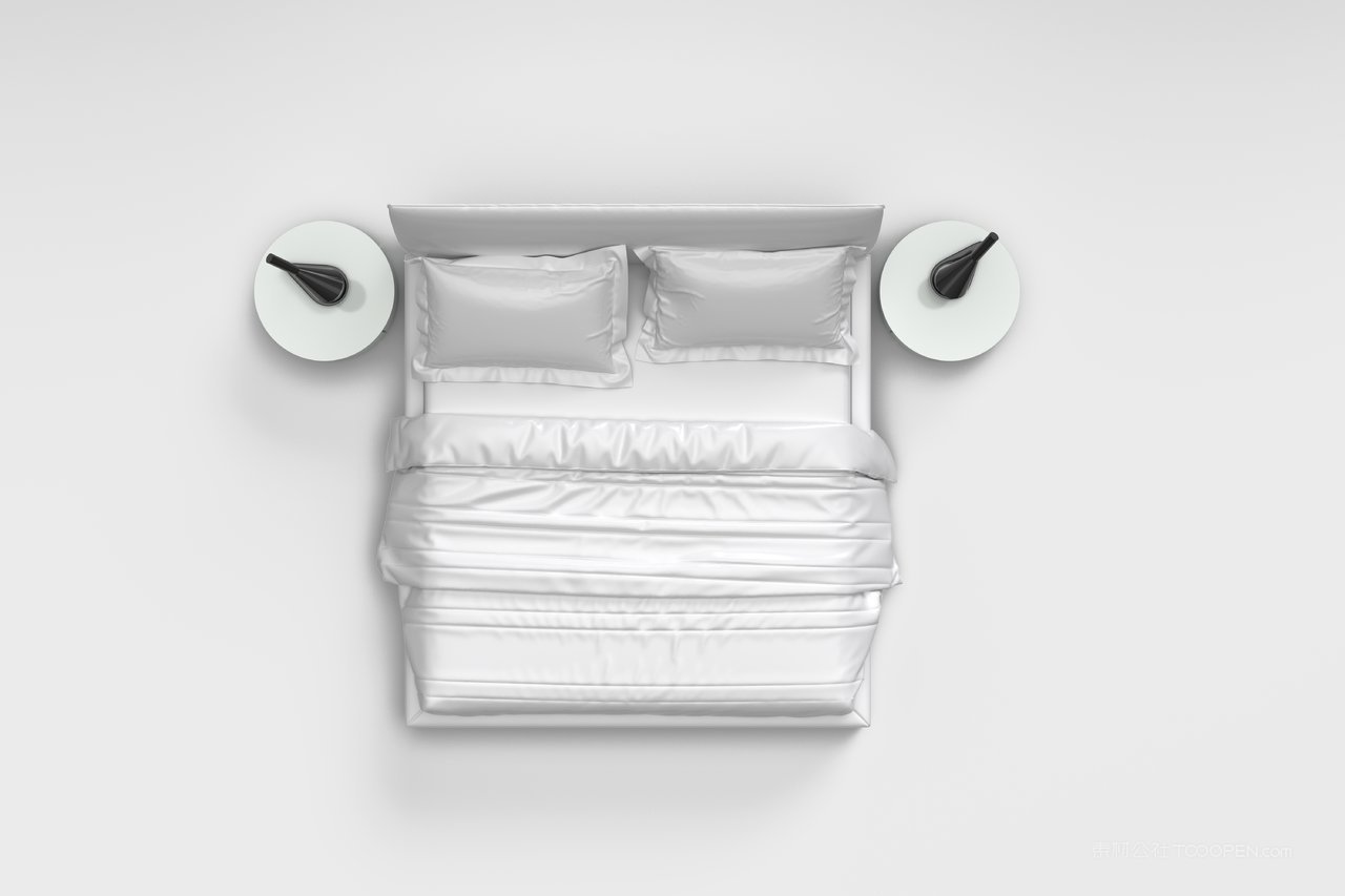 双人床床铺印花样式样机 (5)