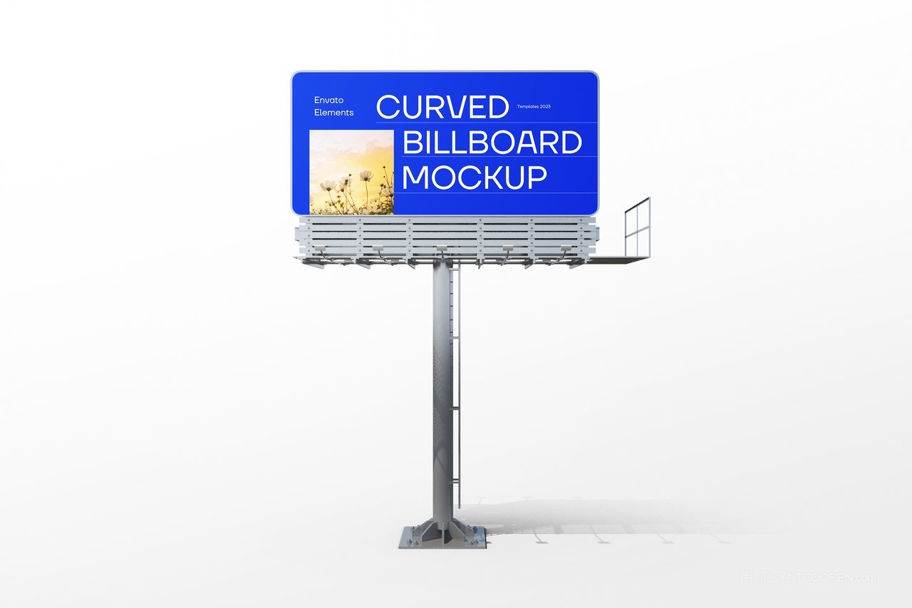 矩形广告牌样机