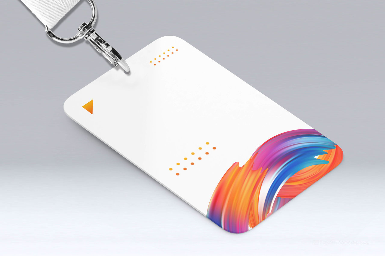 品牌设计vi手册工作牌贴图样机