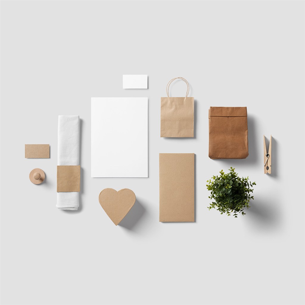 西餐厅用品样机贴图模板