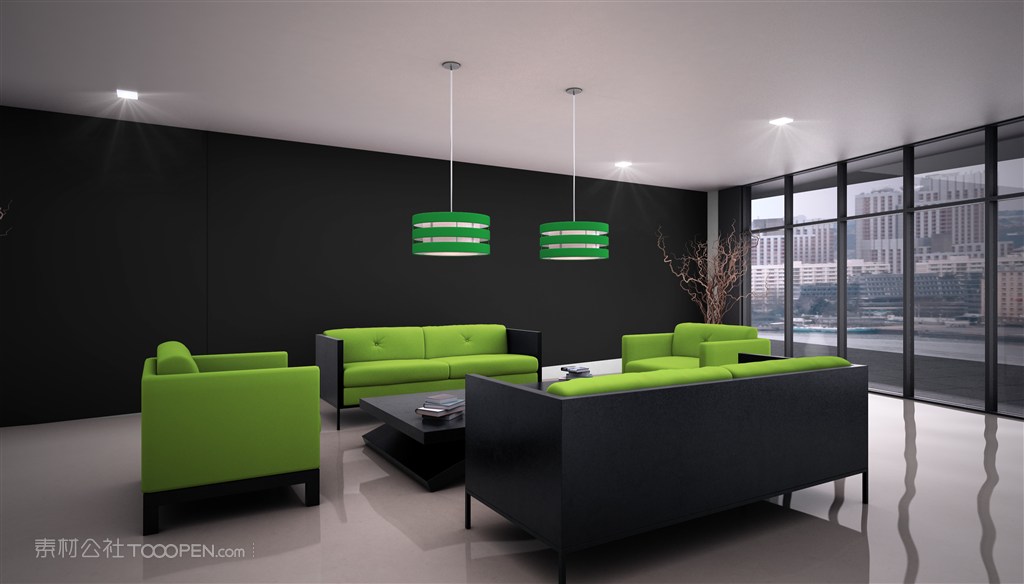 公司企业前台形象墙室内贴图样机设计模板效果VI素材PSD分层