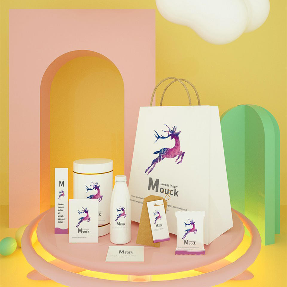 时尚商场包装vi样机