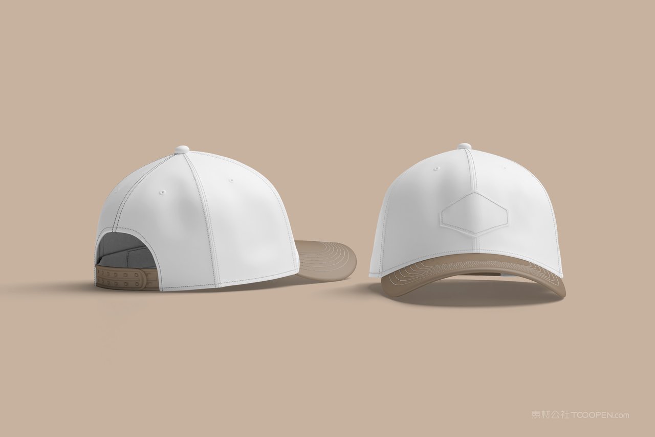 白色摭阳帽样机