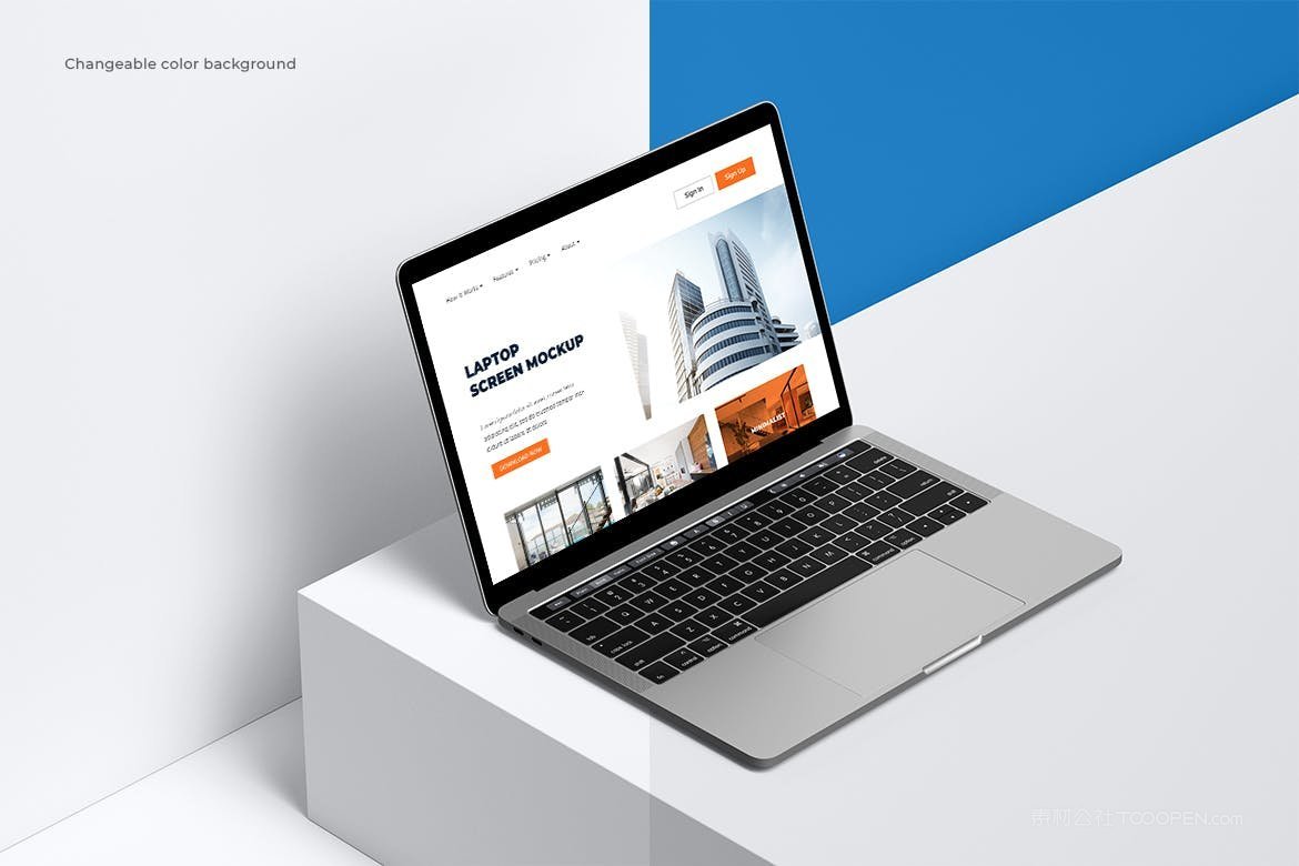 笔记本电脑屏幕样机