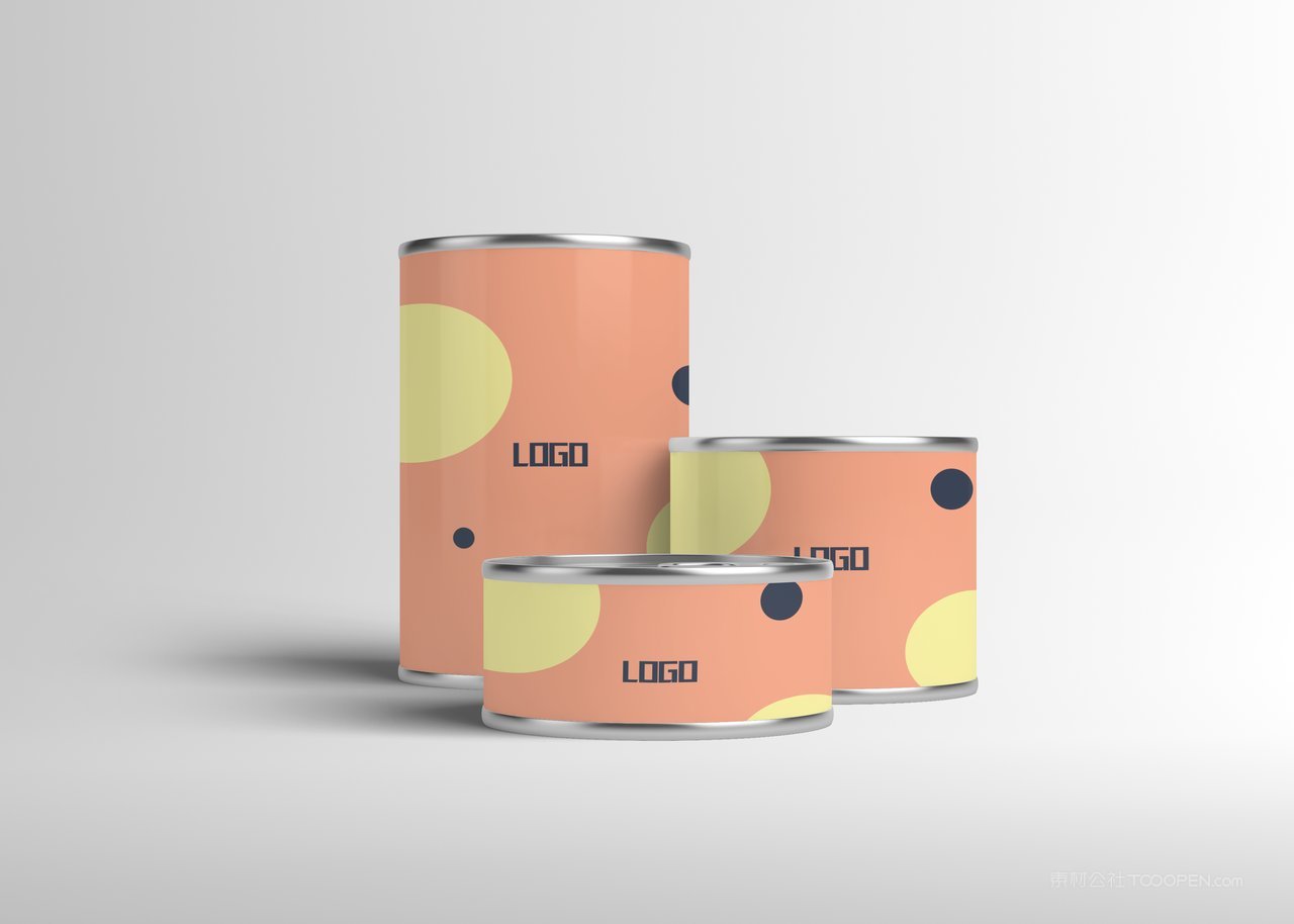 食品罐头包装罐形包装展示样机 (20)