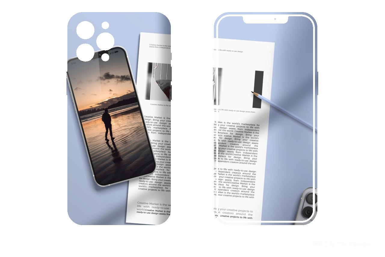 iphone13pro手机光影场景样机 (5)