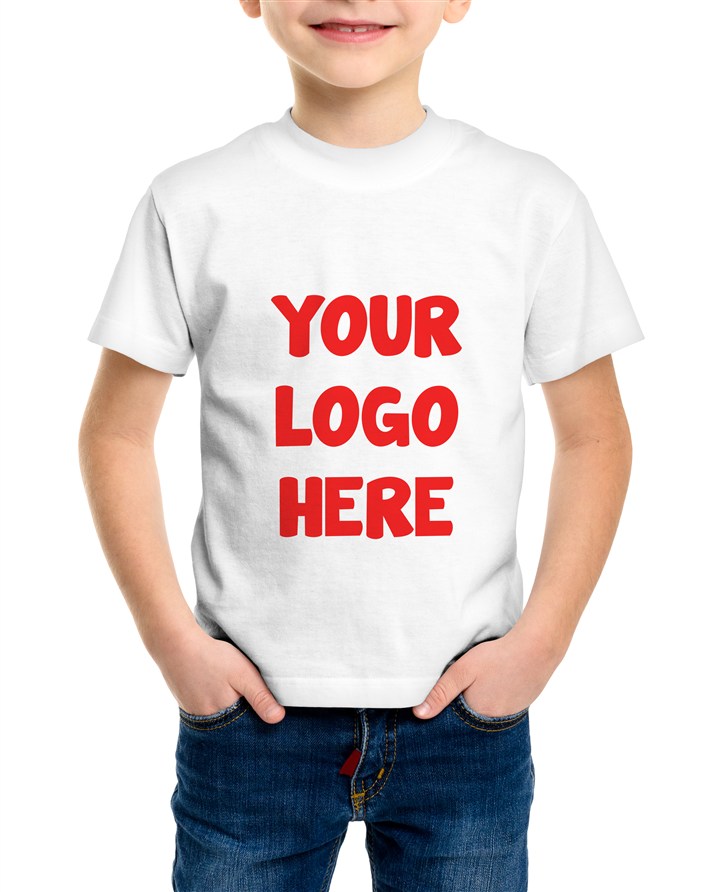 儿童圆领短袖T恤样机